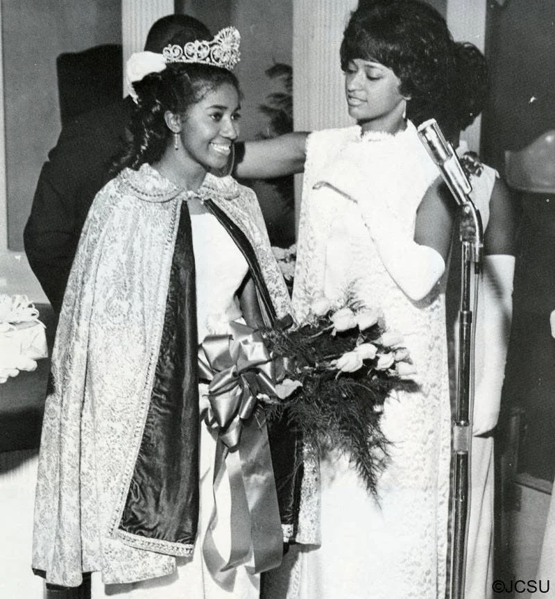 The Homecoming Queen during her coronation